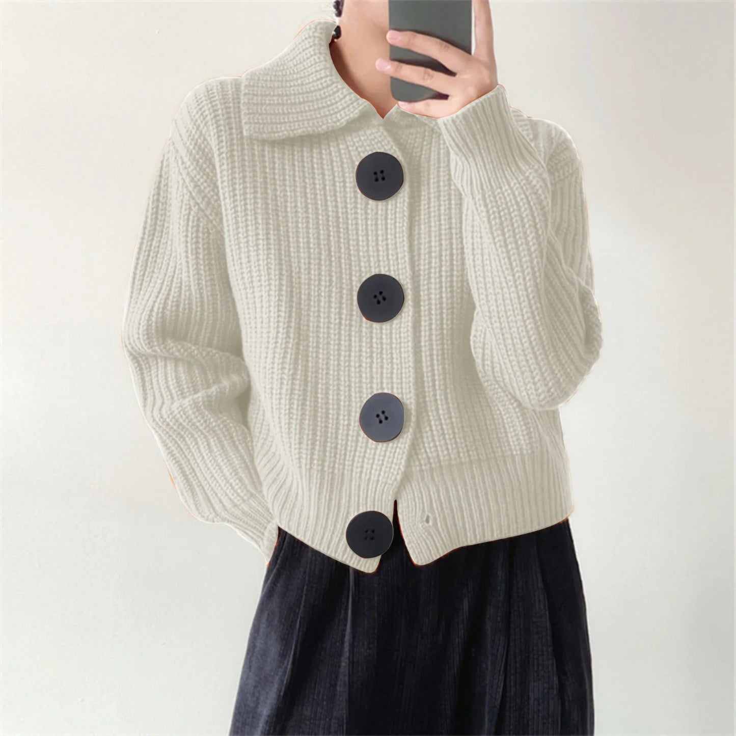 Comfy Short Cardigan Sweater