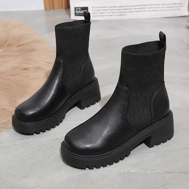 Elegant High Heel Ankle Boot