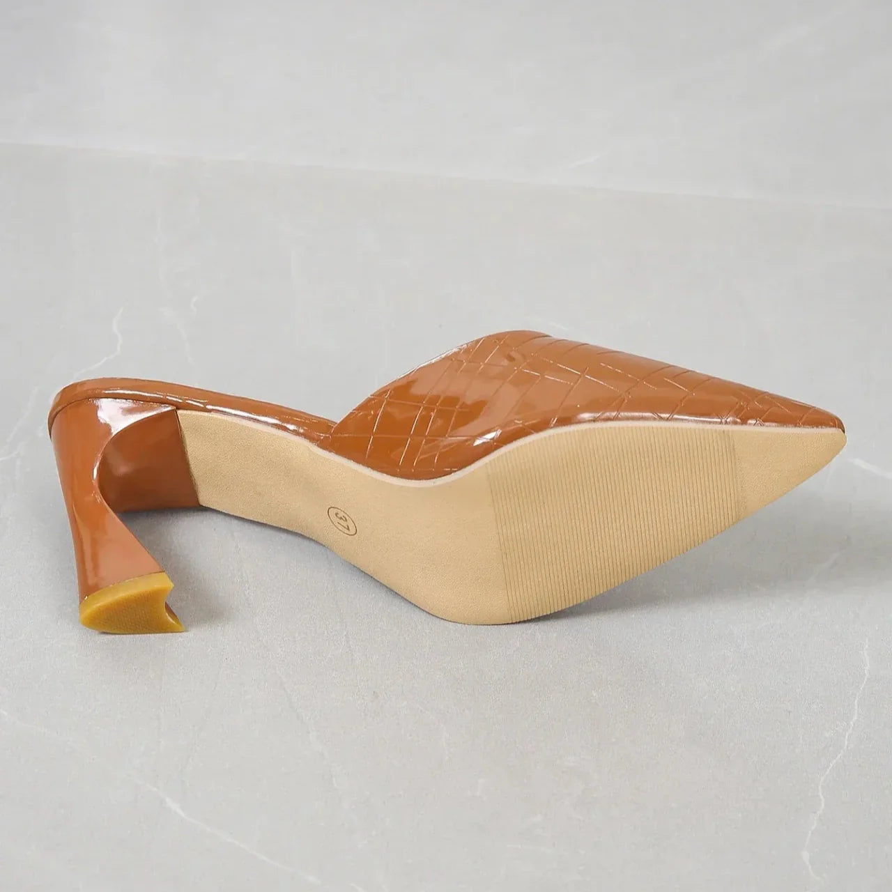Textured Leather Slip-On Shoes