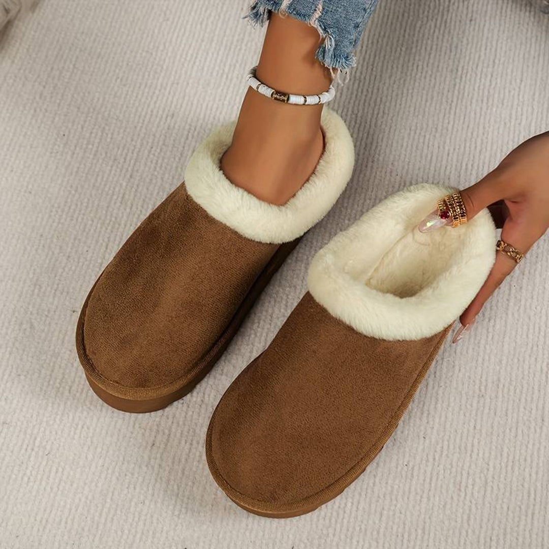 Warm and Comfortable Women's Slip On Boots
