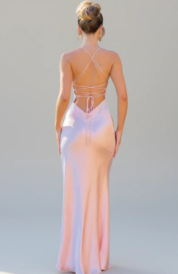 Elegant V Neck Summer Maxi Dress