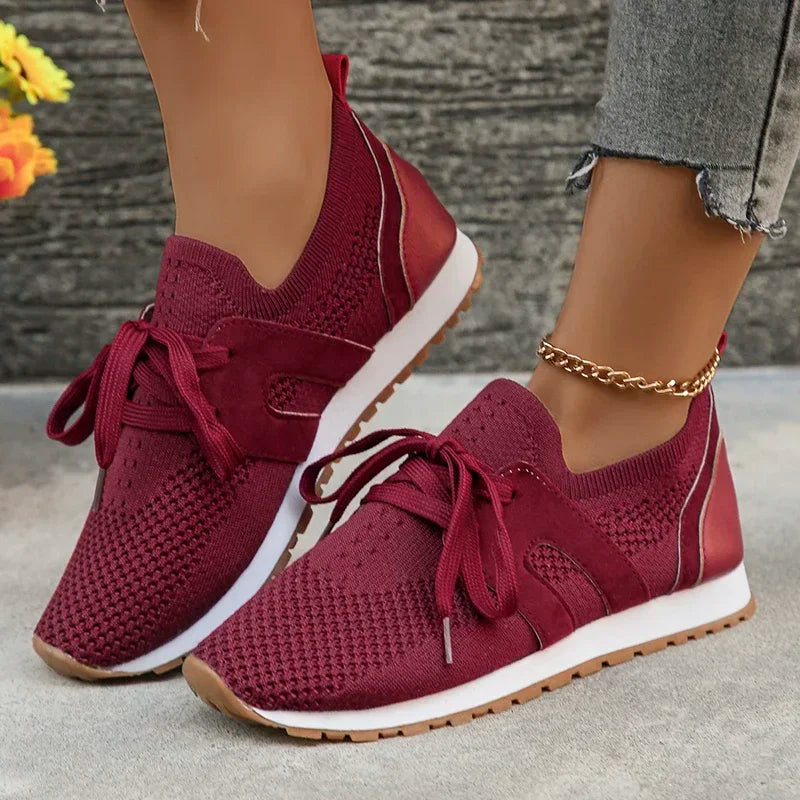Comfortable Womens Sneakers - Breathable Casual Shoes