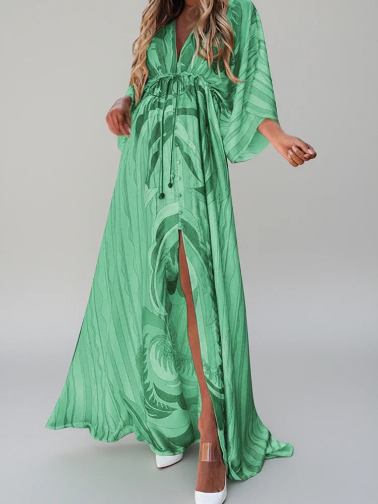 Elegant High Low Maxi Dress for Ladies