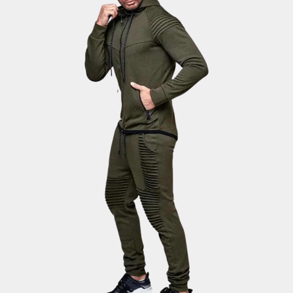 Relaxed Fit Hoodie Jogger Suit for Men