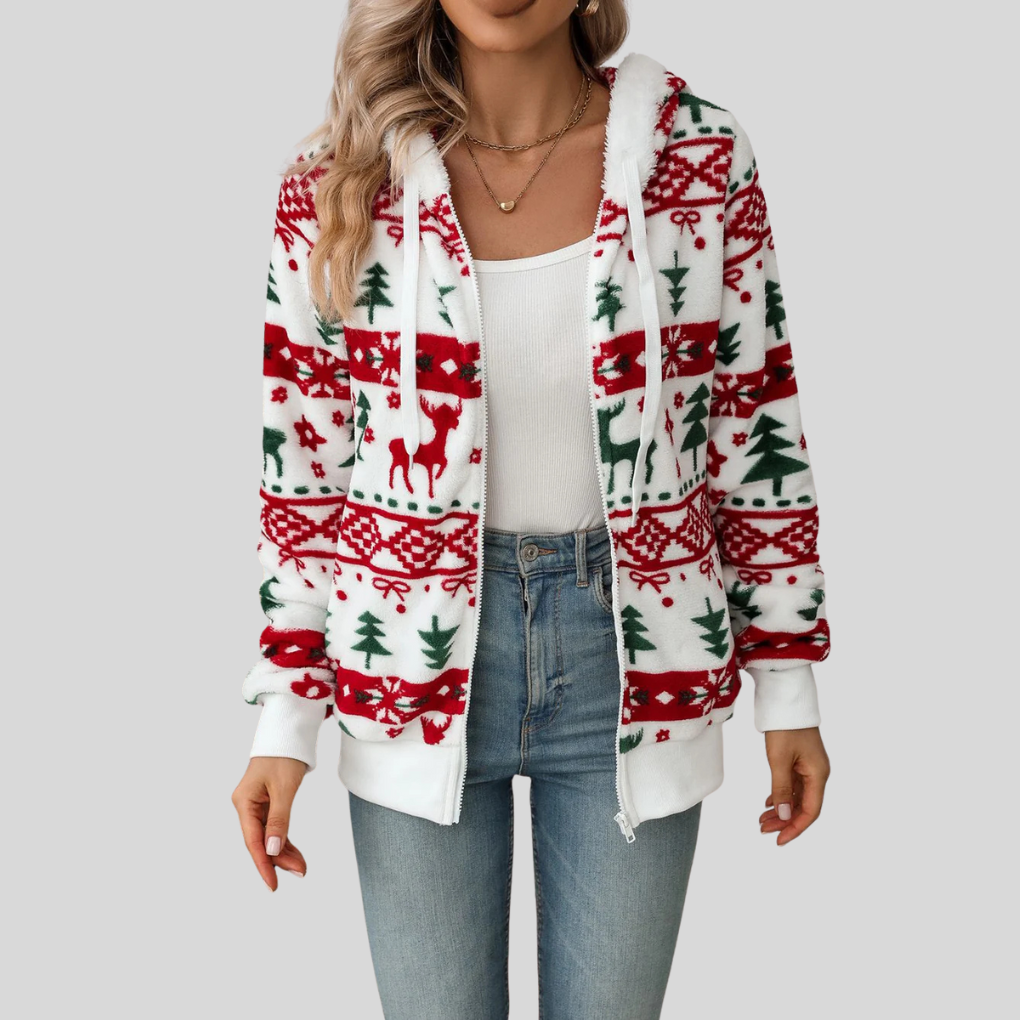 Ladies Festive Holiday Sweatshirt - Olytrend