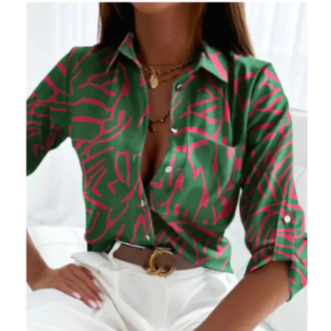 Colorful Ombre Blouse for Women