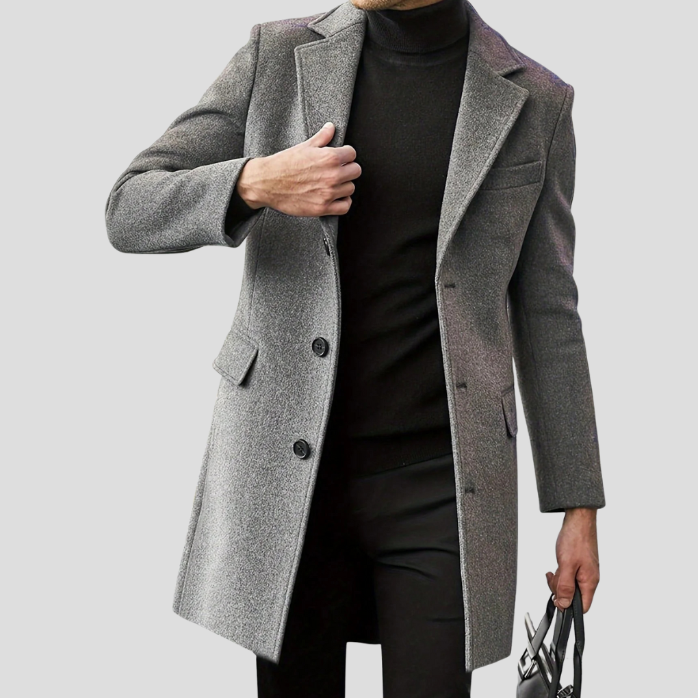 Timeless Double Breasted Mens Coat