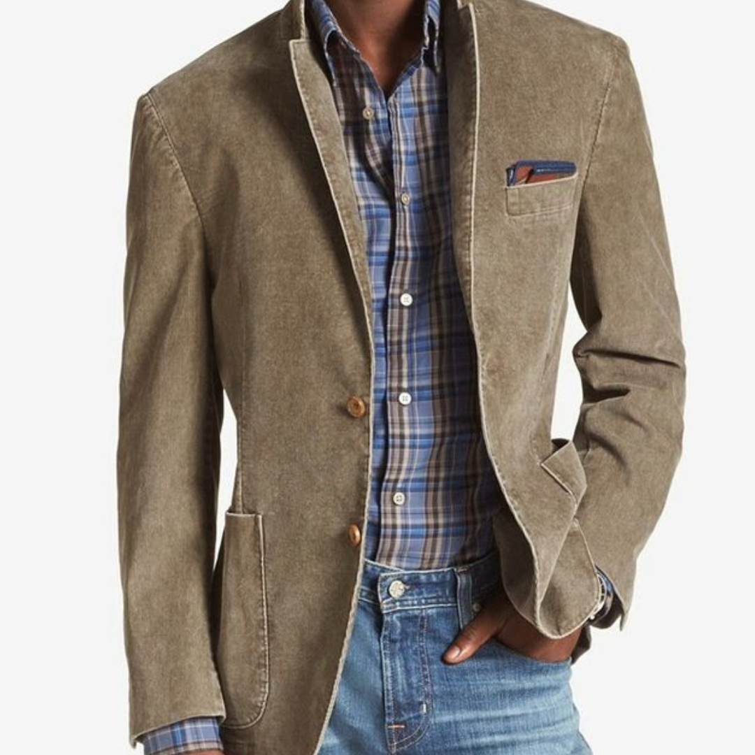 Casper | Men's Relaxed Fit Cotton Blazer