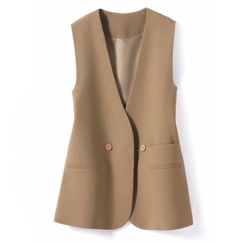 Classic Fit Double Button Waistcoat Vest