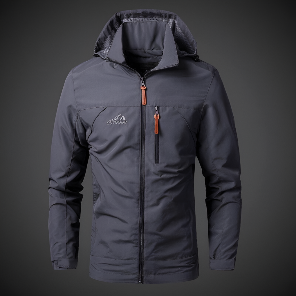 Breathable Men's Rain Windbreaker Jacket