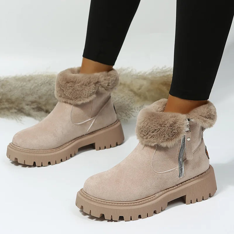 Soft Faux Fur Insulated Women's Boots