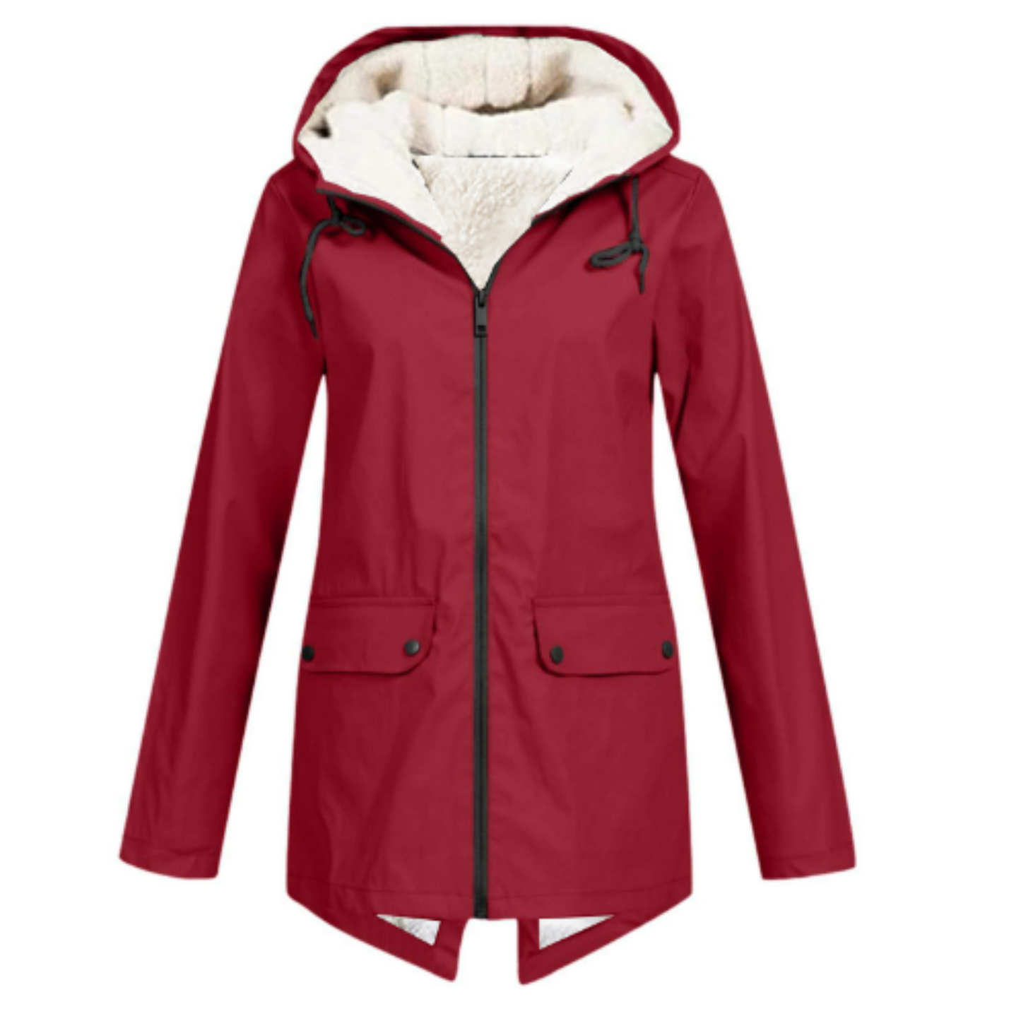 Warm Waterproof Women's Mid-Length Parka Coat