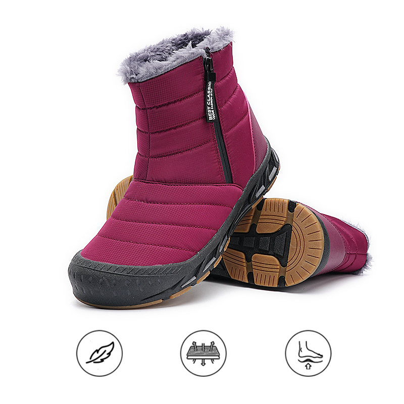 Warm Insulated Snow Boots for Men and Women