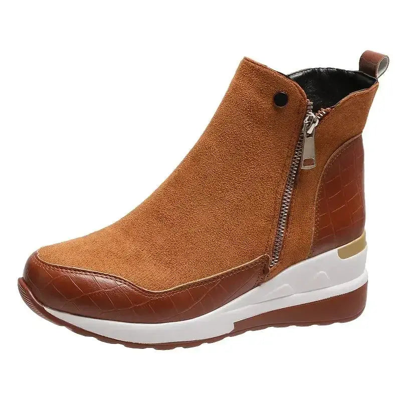 Stylish Women's Ankle Boots - Comfortable Heel Shoes