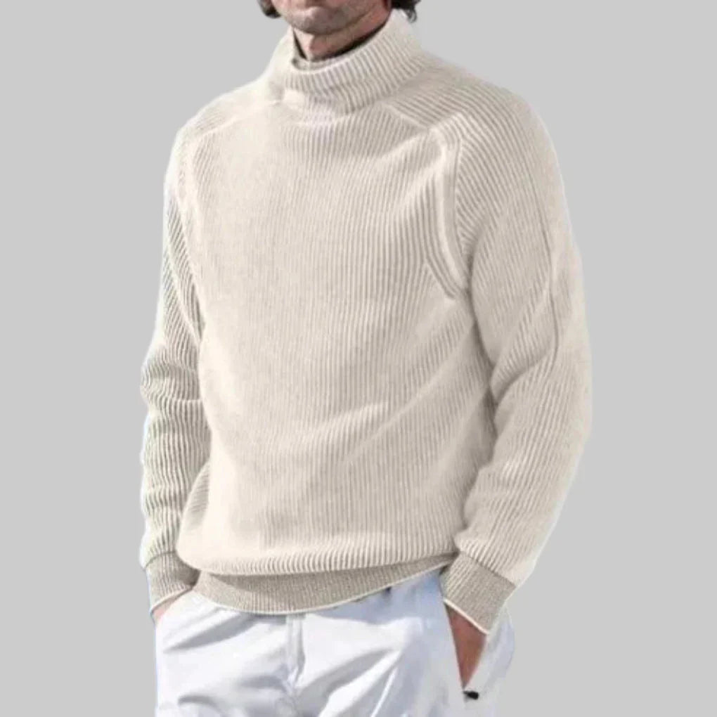 Classic Crew Neck Plain Sweater