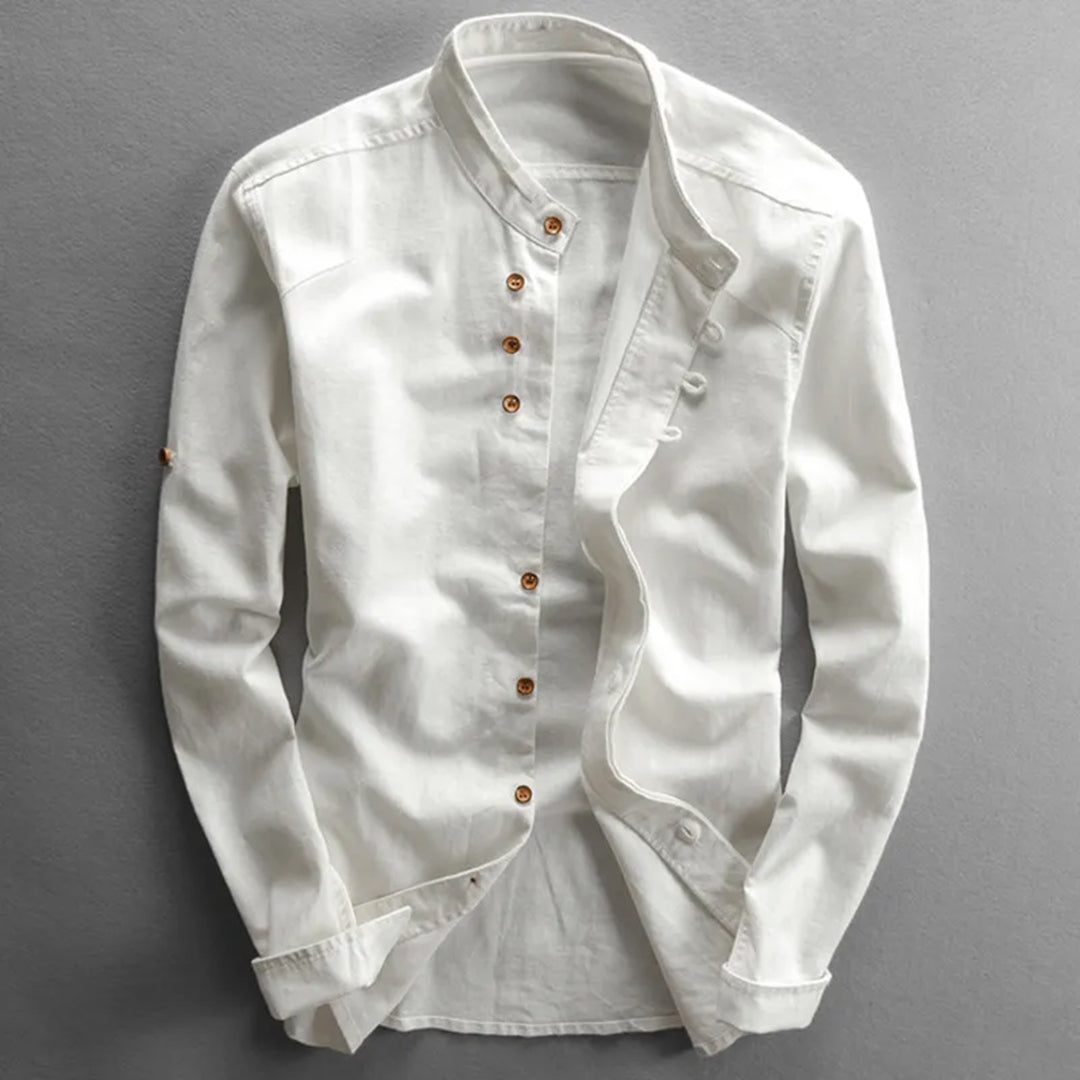Men's Slim Fit Long Sleeve Casual Shirt
