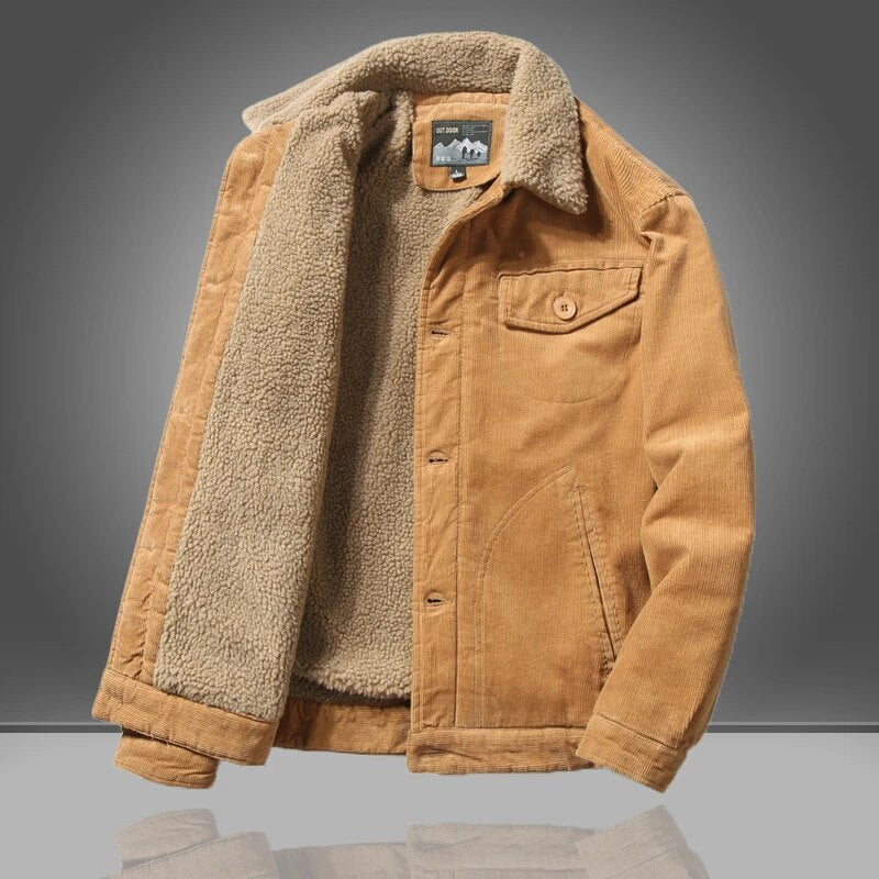 Comfy Casual Winter Coat | Button Down Jacket