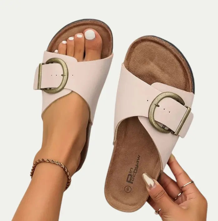 Ladies Comfortable Buckle Sandals