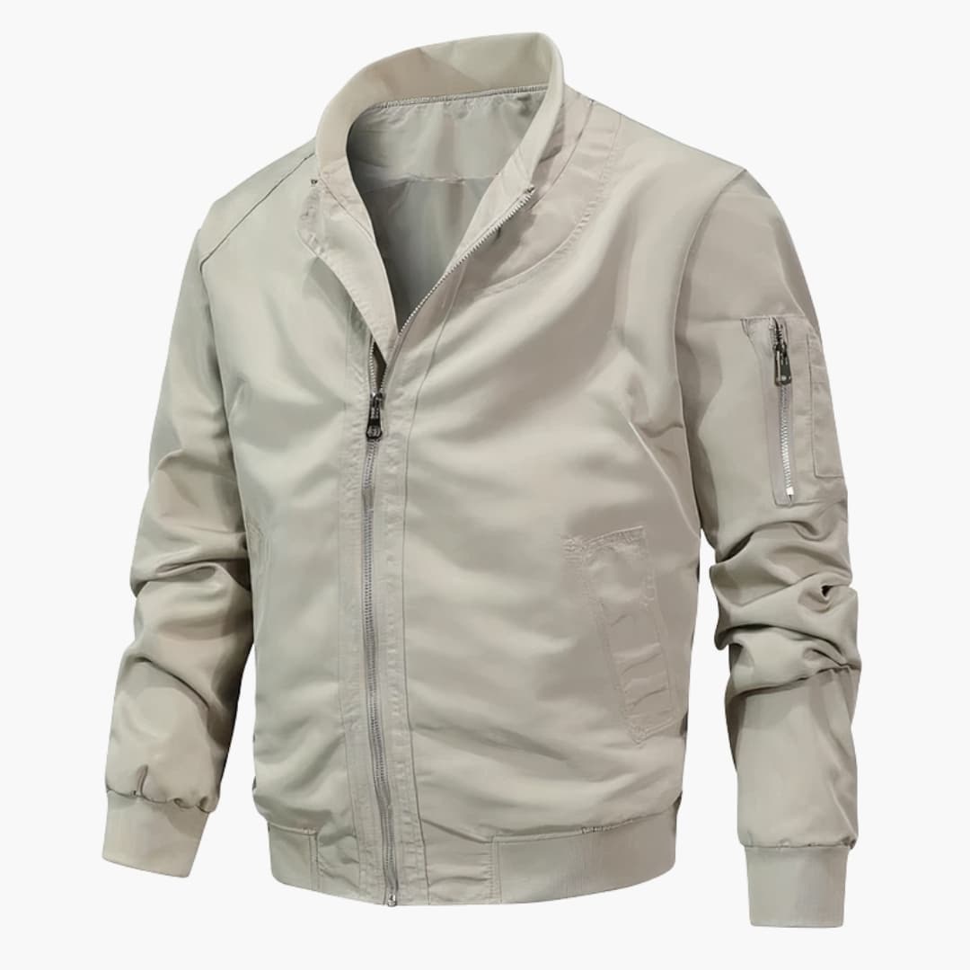 Women's Puffer Jacket - High Collar Coat
