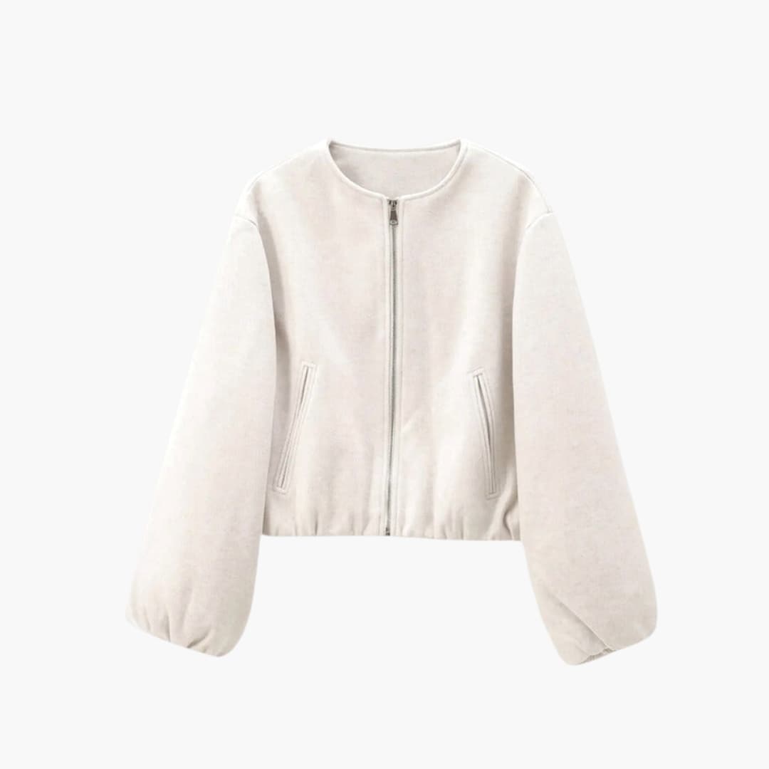 Ladies Short Zip Up Jacket
