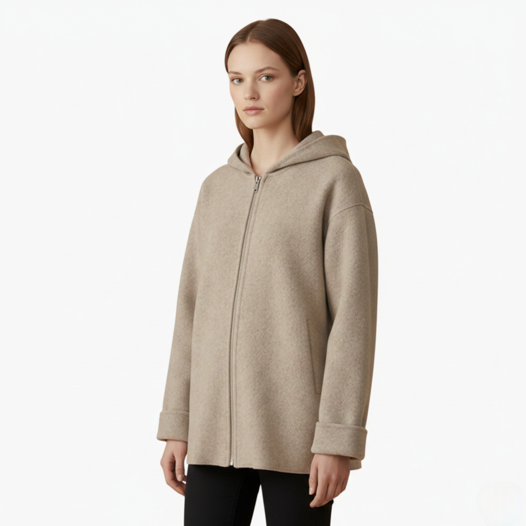 Ladies Waterproof Zip Up Parka Jacket