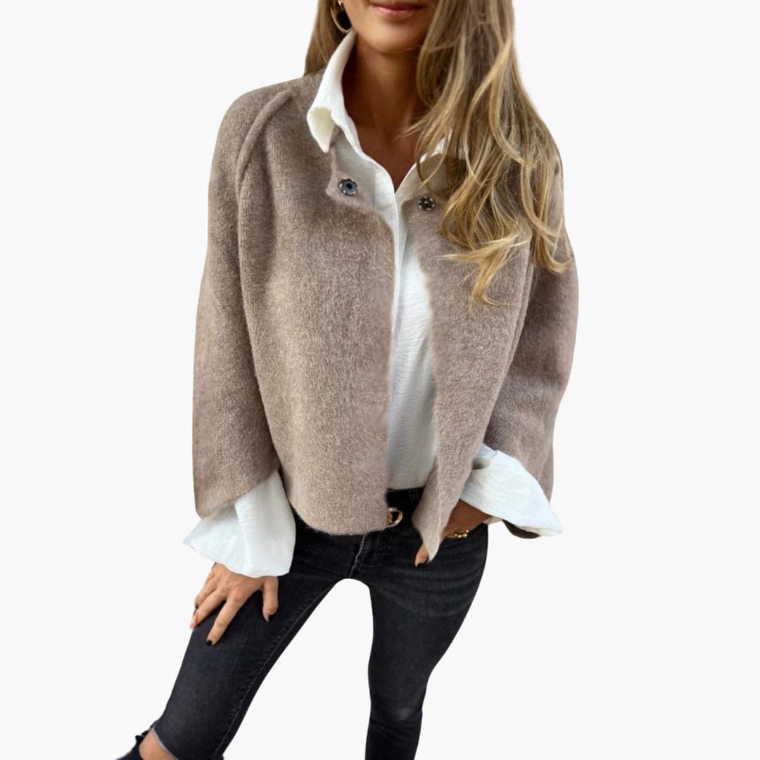 Ladies Classic Crew Neck Jacket