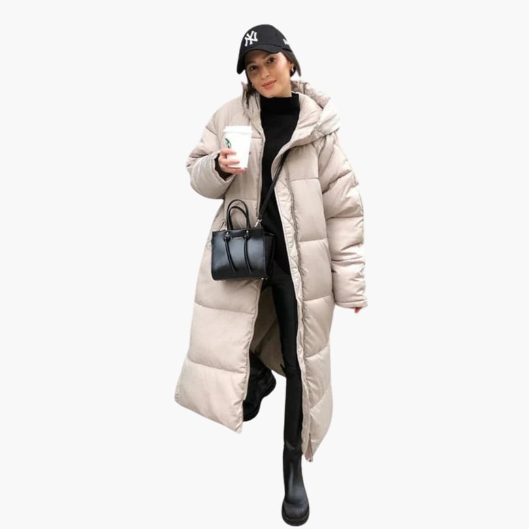 Warm Women's Parka Quilted Hooded Coat