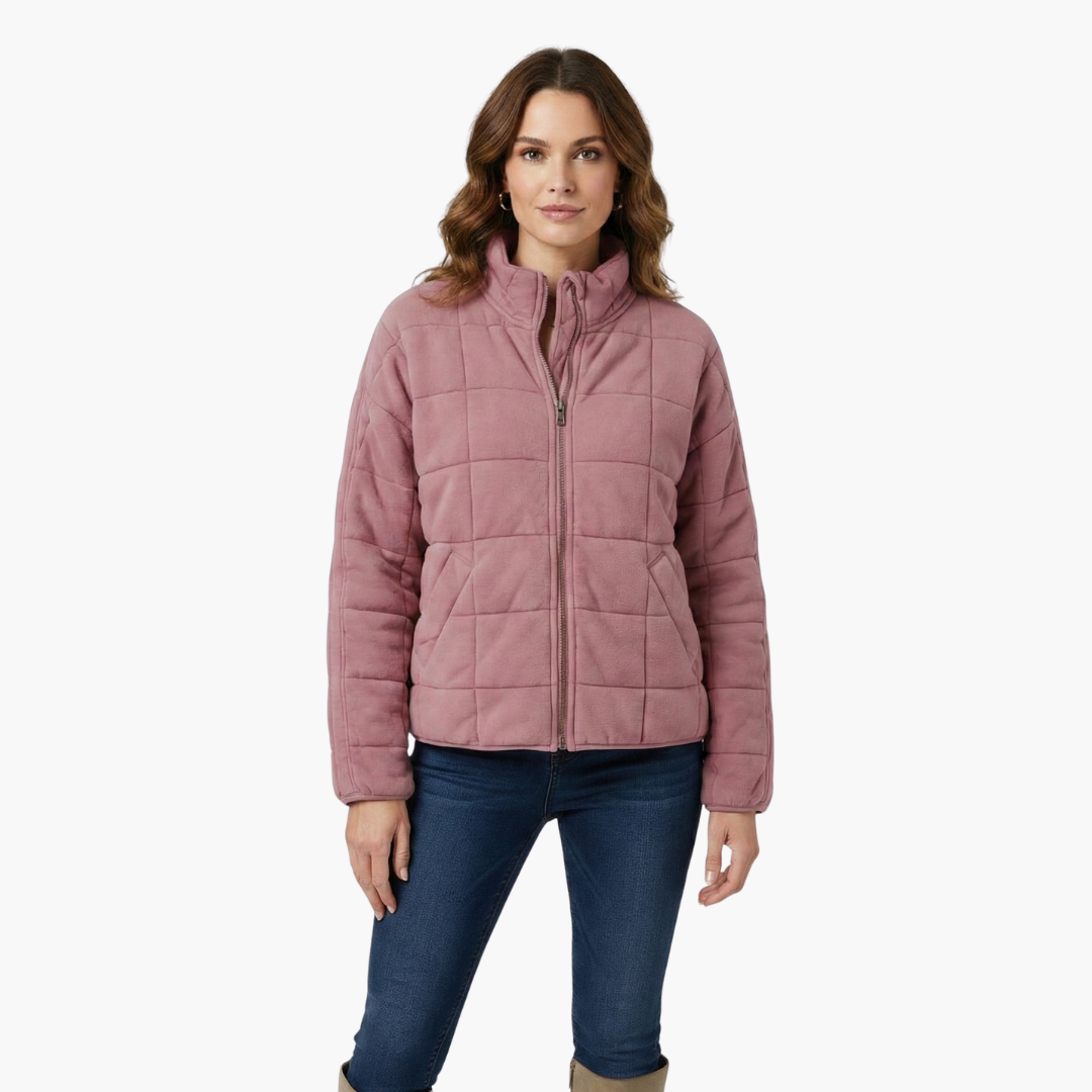 Ladies Insulated Zip Jacket with Pockets