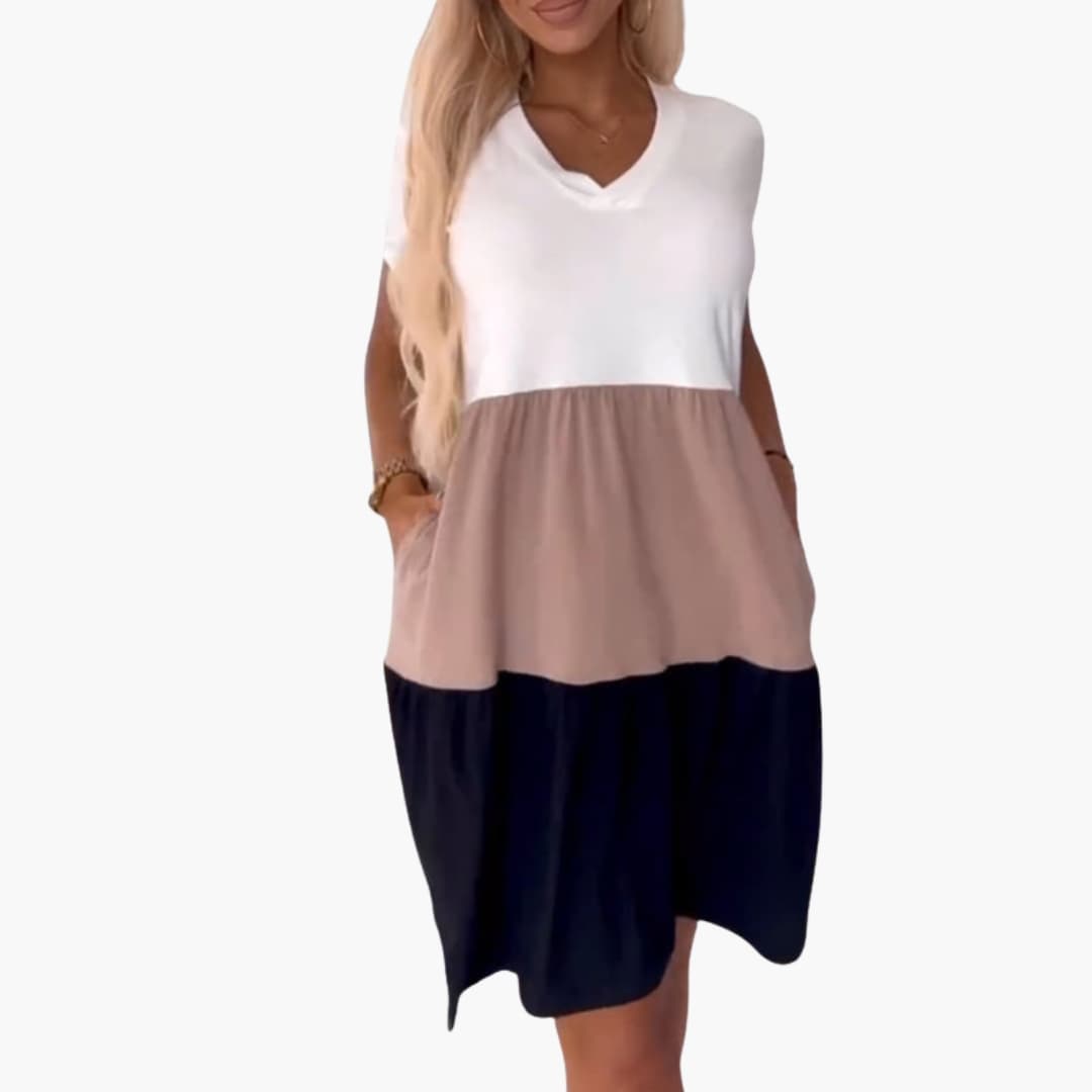 Ladies Summer Sleeveless Ombre Dress