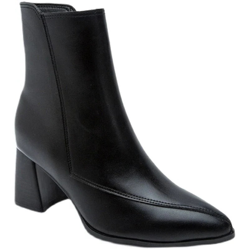 Ladies Ankle Leather Boots