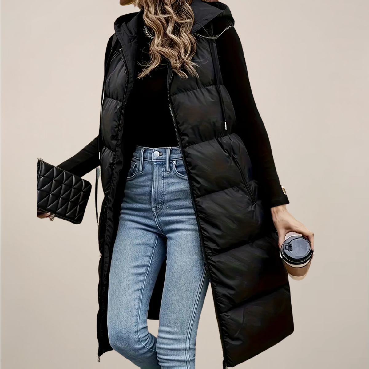 Warm Waterproof Puffer Vest for Women