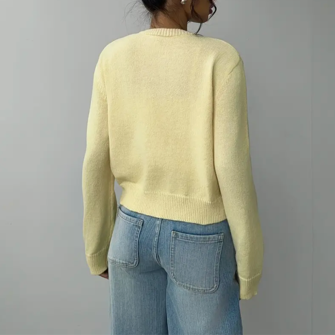 Comfy Short Cardigan - Soft Knit for Women