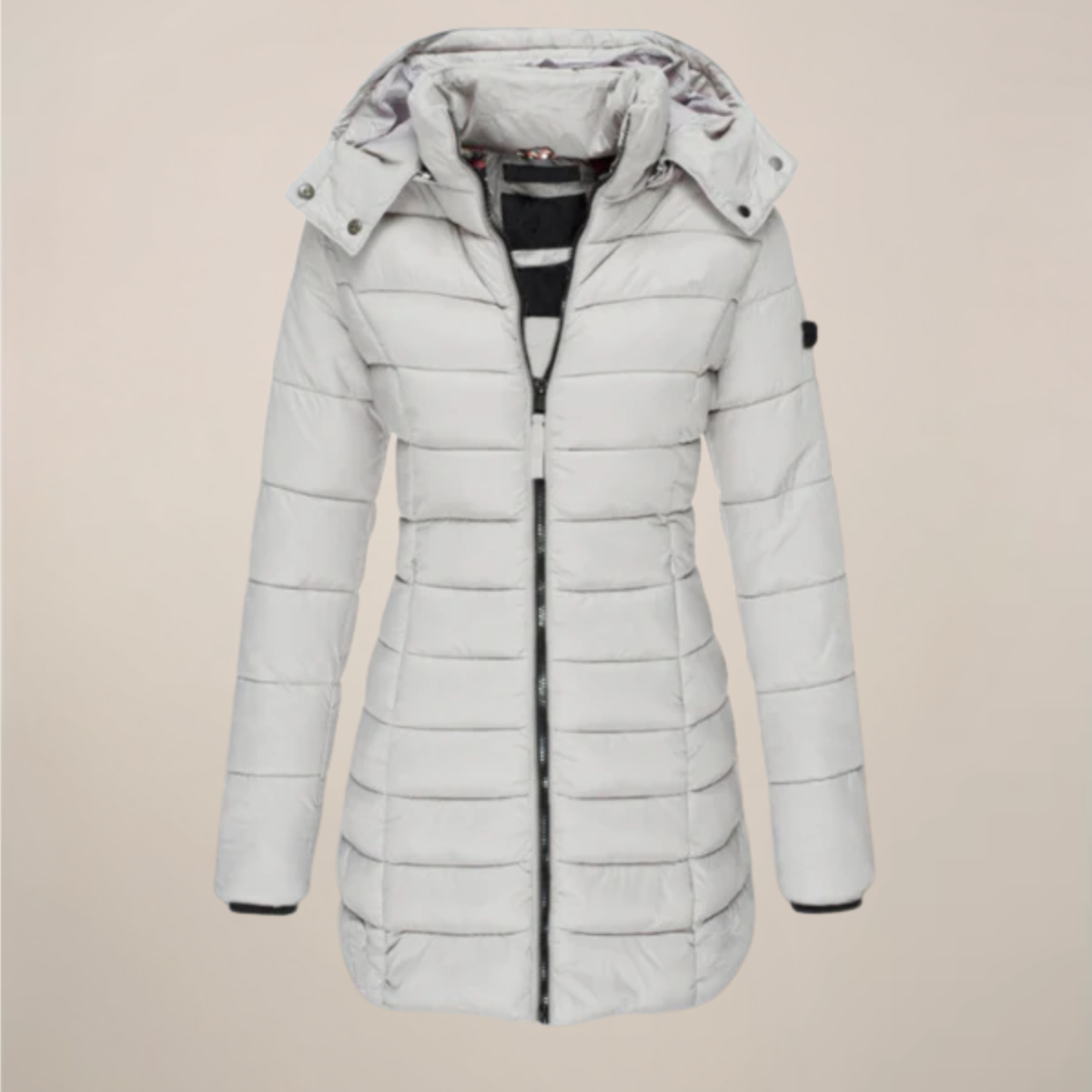 Warm Waterproof Women's Puffer Coat for Winter