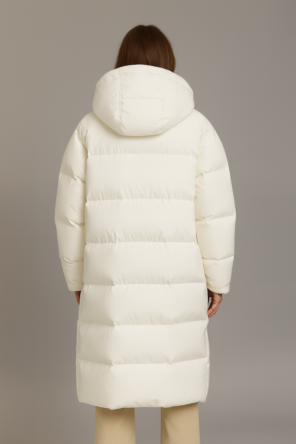Warm Women's Down Parka Jacket for Winter