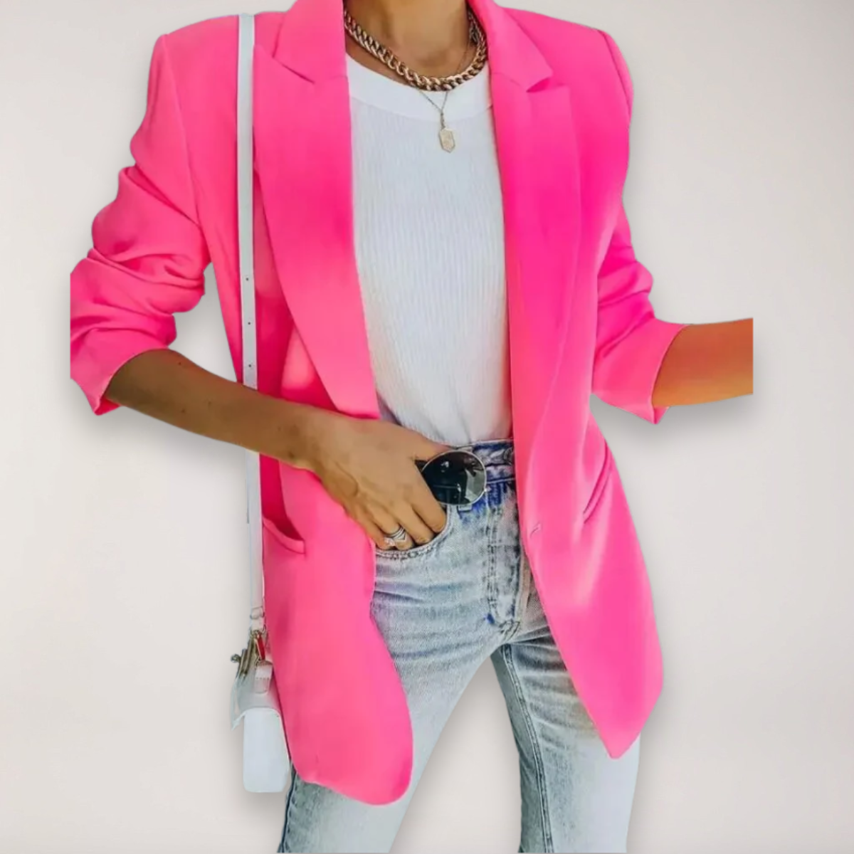 Elegant Ladies Oversized Jacket