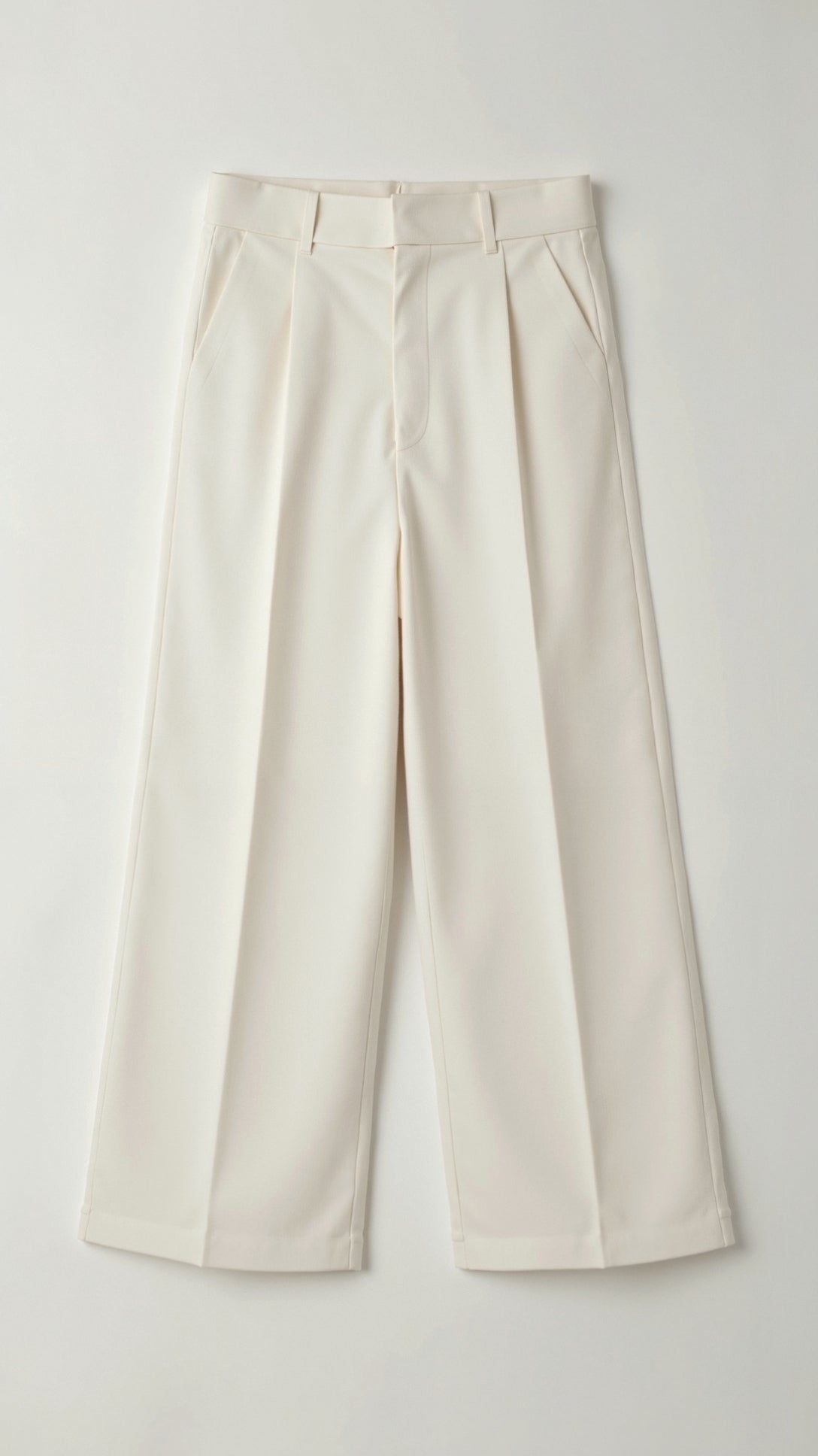Comfortable High Waist Wide Leg Women's Trousers