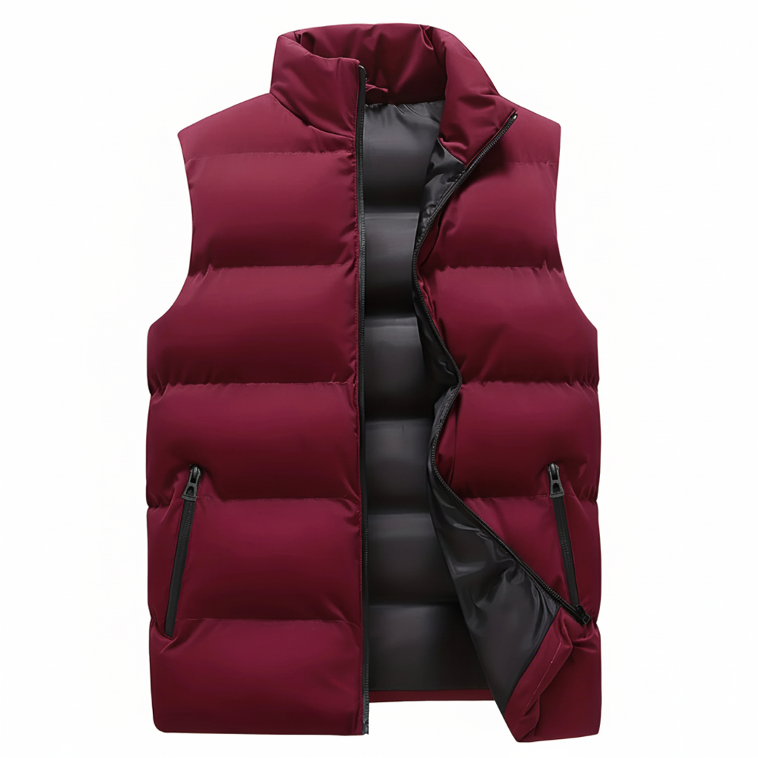 Warm Insulated Quilted Mens Vest