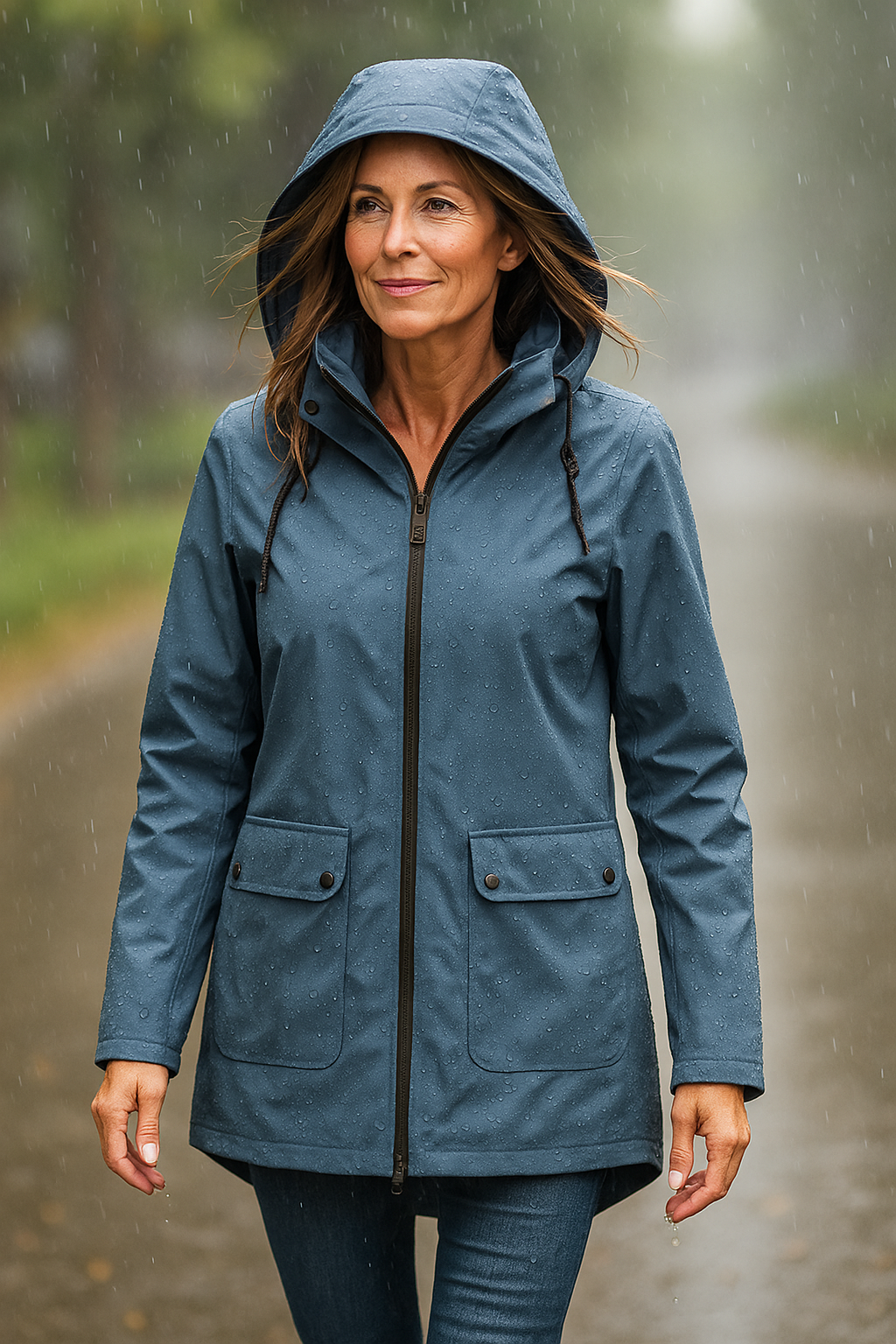 Waterproof Women's Long Parka Coat