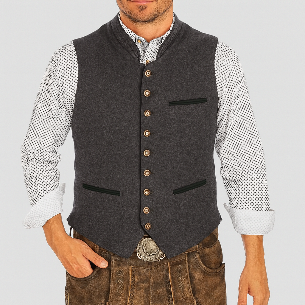 Men's Classic Waistcoat - Timeless Fashion Vest - Olytrend