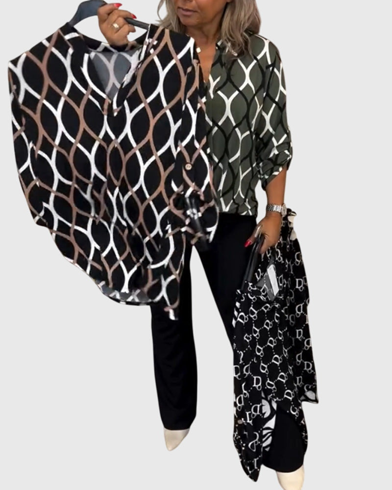 Elegant Casual Women's Blouse
