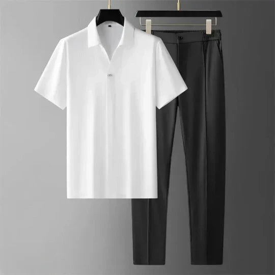 Classic 2-Piece Suit for Men Smart Formal Wear