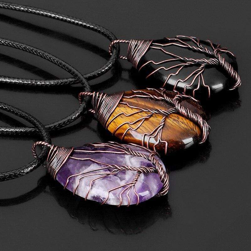 Amethyst Drop Necklace - Seraphina-Nora Luxe