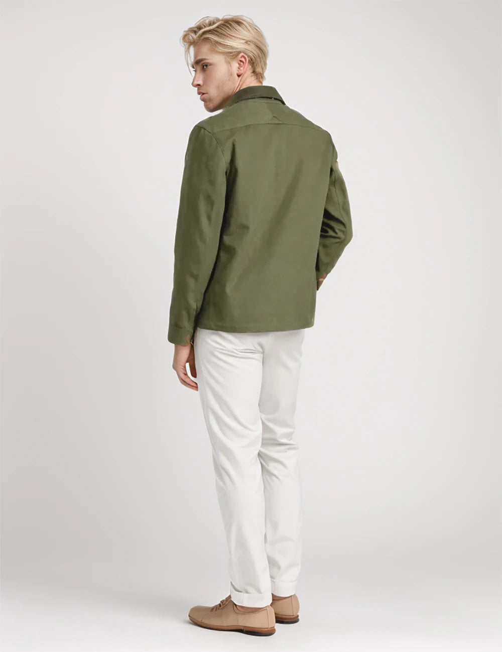 Traditional Fit Mens Button Down Coat