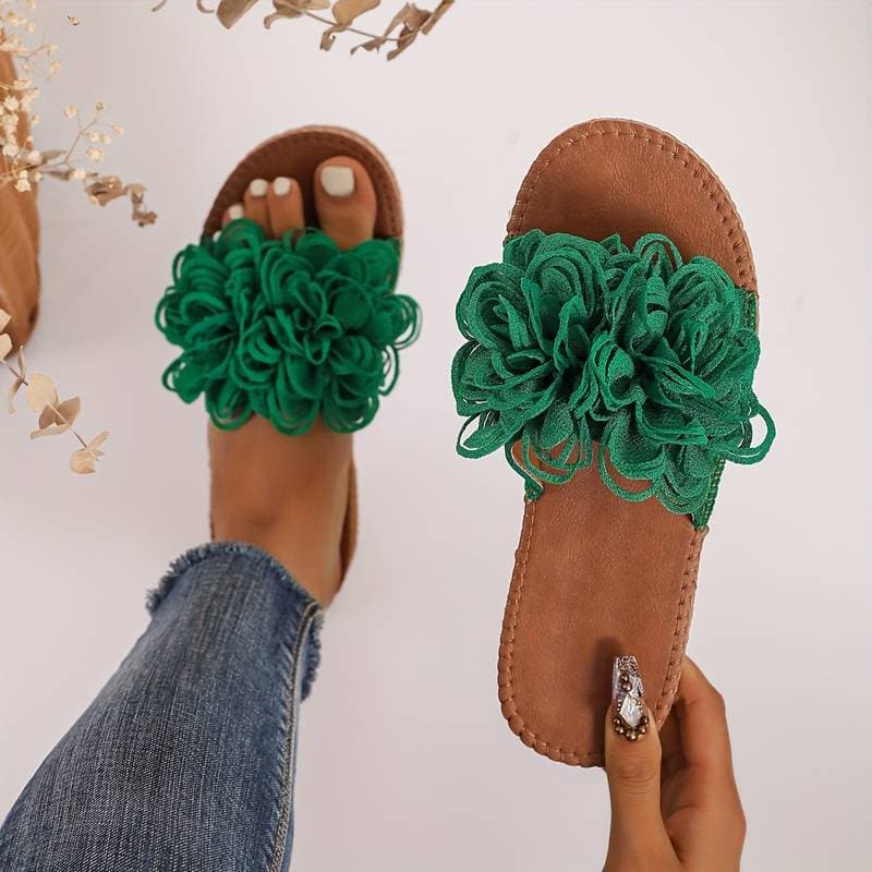 Comfortable Flat Women's Floral Sandals