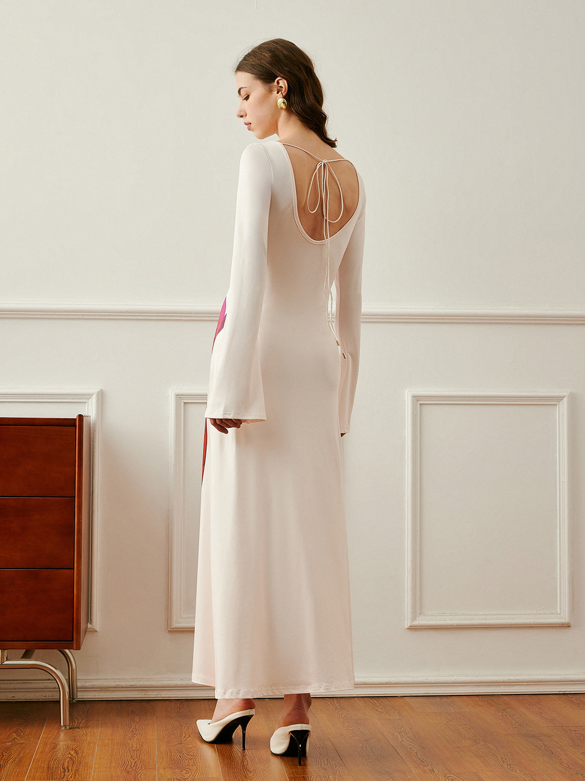 Elegant Floral Maxi Summer Dress