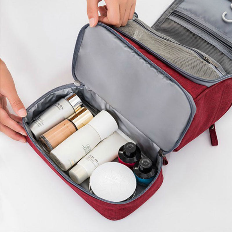 Spacious Travel Toiletry Bag with Multiple Pockets