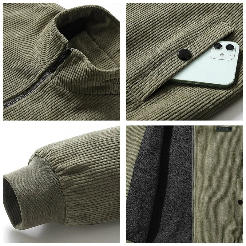 Image of Carl | Men's Bomber Corduroy Jacket