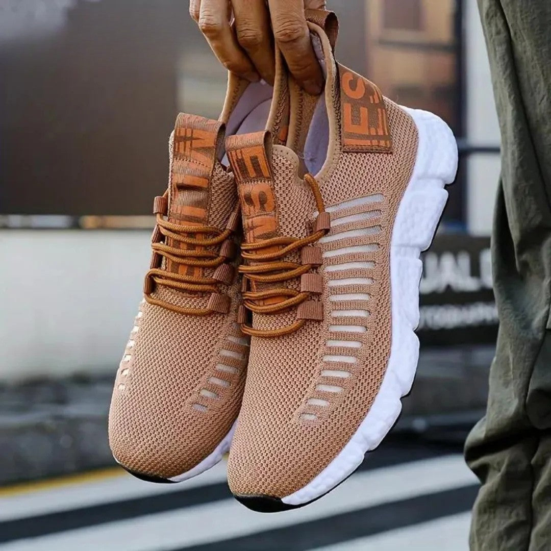 Comfortable Sneakers - VitalSteps-Brown-5.5-Nora Luxe