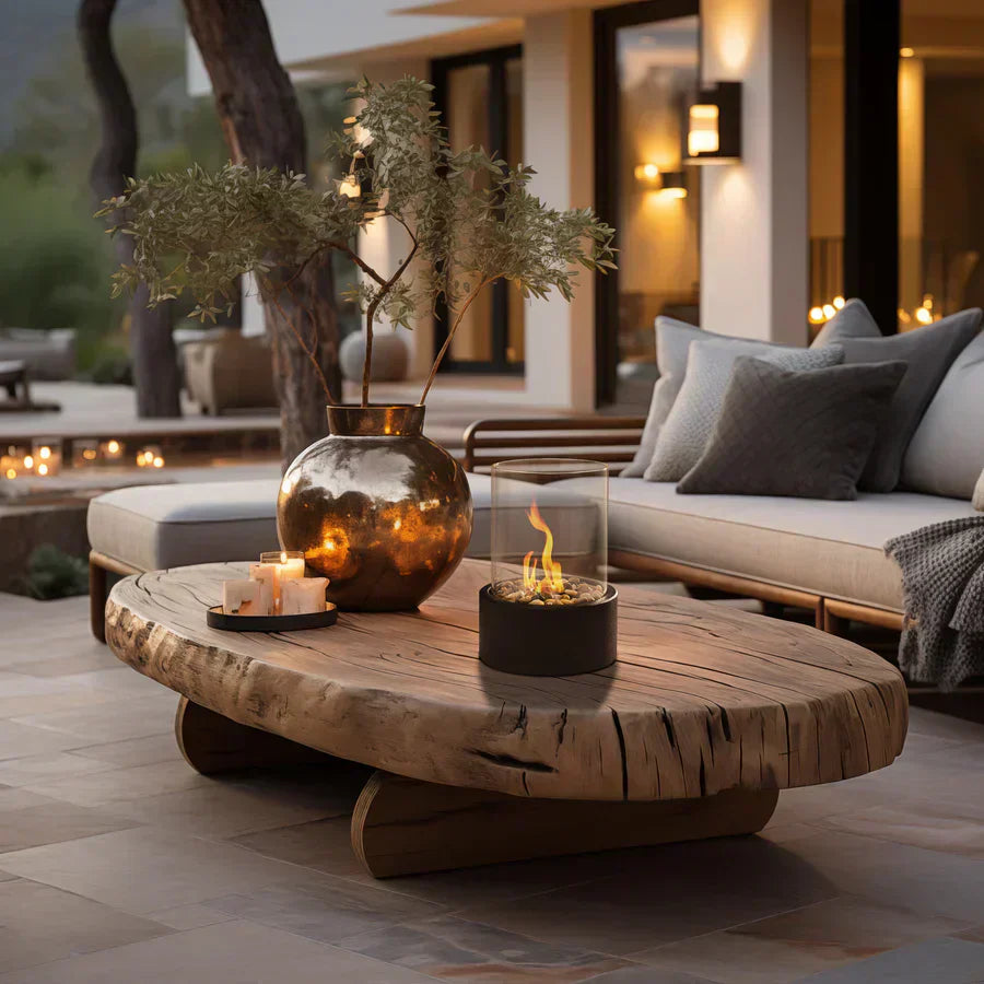 Contemporary Portable Flame Source - GlowFlicker-Nora Luxe