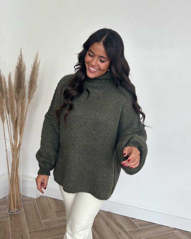 Warm Crew Neck Women's Knit Sweater
